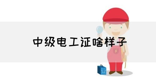 中级电工证啥样子(图1)