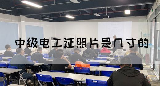 中级电工证照片是几寸的(图1)