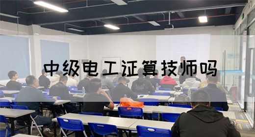 中级电工证算技师吗