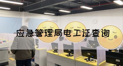 应急管理局电工证查询