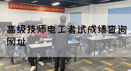 高级技师电工考试成绩查询网址