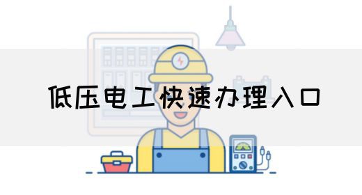 低压电工快速办理入口