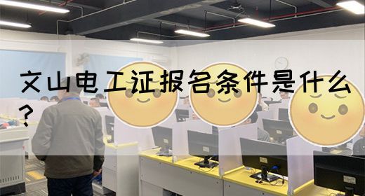 文山电工证报名条件是什么？(图1)