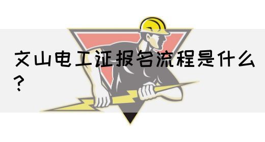 文山电工证报名流程是什么？(图1)